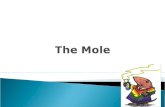Mass:≈ 1.66 × 10 −27 to 4.52 × 10 −25 kg  The mole is a measure of the amount of a substance.  Abbreviated mol  Amount of substance which contains