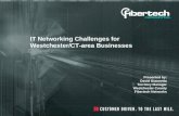 IT Networking Challenges for Westchester/CT-area Businesses Presented by: David Giannetta Territory Manager Westchester County Fibertech Networks.