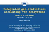 Joint meeting of the Working Groups on Environmental Accounts & Environmental Expenditure Statistics Luxembourg, 10 March 2015 Integrated geo-statistical.