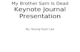 My Brother Sam Is Dead Keynote Journal Presentation By: Seung-Hyon Lee.