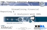11/2/2003 Diane Mueller Sr. Program Manager, XML Content Solutions Diane.Mueller@Corel.com XBRL/Seattle Internal Reporting Session Streamlining Financial.