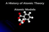 A History of Atomic Theory Atomic Models. What is a model ? detailed, 3-D representation of an object - typically on smaller scale than original model.