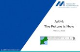 AAM: The Future is Now May 21, 2013. Topics Digital Metrics Consolidated Media Reports Future of AAM Reporting.