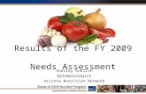 Results of the FY 2009 Needs Assessment Shelley Kuklish Epidemiologist Arizona Nutrition Network.