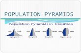 POPULATION PYRAMIDS. Population Pyramids Graph that shows the percentage of population in certain age groups Separates Male and Female Allows you to make