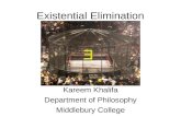 Existential Elimination Kareem Khalifa Department of Philosophy Middlebury College