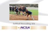 Softball Recruiting 101. Brittany Pascale– Head Softball Recruiting Coach University of Nebraska 4 year letter winner 2 year team captain High School.
