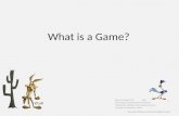 What is a Game? Brent M. Dingle, Ph.D. 2015 Game Design and Development Program Mathematics, Statistics and Computer Science University of Wisconsin -