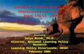 HRSDC-Learning Policy Directorate 1 LITERACY IN New Brunswick Implications of Findings from IALSS 2003 Presented by Satya Brink, Ph.D. Director, National.