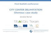 Www.geoinformatics.upol.cz CITY CENTER DELIMITATION Olomouc case study Jaroslav Burian First StatGIS conference.