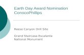 Earth Day Award Nomination ConocoPhillips Reese Canyon Drill Site Grand Staircase-Escalante National Monument