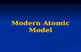 Modern Atomic Model. Periodic Law When elements are arranged in order of increasing atomic number, the elements with similar properties occur at periodic.