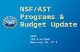 AAAC Jim Ulvestad February 10, 2012. Outline Brief Facility and Science News Budget Outlook & Astro2010 Status Meta-issues 2 02/10/2012.