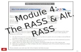 Module 4: The RASS & Alt. RASS 49 4-1. The RASS 49 4-2.