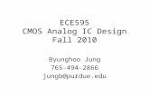 ECE595 CMOS Analog IC Design Fall 2010 Byunghoo Jung 765-494-2866 jungb@purdue.edu.