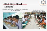 Mid Day Meal Scheme MDM-PAB Meeting – Himachal Pradesh on 28.03.2014 Ministry of HRD Government of India.
