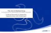 The Art of Networking Competences for Networking in European Education Cultural Diversity in Networks: Opportunities and Challenges.