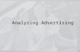 Analysing Advertising. Glossary of Techniques Beauty Appeal: Beauty attracts us; we are drawn to beautiful people, places, and things.
