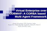 Virtual Enterprise over COBMAF: A CORBA based Multi Agent Framework Anoop Srivastava, TIFR, Mumbai, India. Nupur Giri, Karan Kamdar, Sujeet G., Ashay K.,
