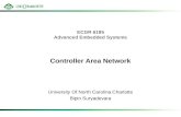 ECGR 6185 Advanced Embedded Systems Controller Area Network University Of North Carolina Charlotte Bipin Suryadevara.