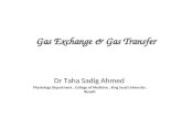 Gas Exchange & Gas Transfer Dr Taha Sadig Ahmed Physiology Department, College of Medicine, King Saud University, Riyadh.