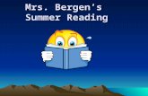Mrs. Bergen’s Summer Reading. Stink: Solar System Superhero by Megan McDonald When Stink learns that Pluto has flunked the Planet test for being too shrimpy,