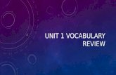 UNIT 1 VOCABULARY REVIEW. SCIENCE IN SCIENCE, WE WILL STUDY HOW TO USE A SERIES OF STEPS TO SOLVE PROBLEMS. The study of a systematic way to solve problems.