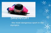 Skeleton the most dangerous sport in the olympics.