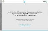 A Hybrid Diagnostic-Recommendation System for Agent Execution in Multi-Agent Systems Master Student: Andrew Diniz da Costa Advisor: Carlos J. P. de Lucena.
