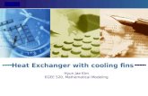 LOGO Heat Exchanger with cooling fins Hyun Jae Kim EGEE 520, Mathematical Modeling.