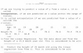 Warm-up A.P. Stats – Ch. 3 Activity; Stats – Linear Regression Wksheet If we are trying to predict a value of y from a value x, it is called Interpolation,