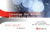 Converge One Vision Proactive Lync Monitoring Tom Tuttle Vice President Nectar Services Corp.