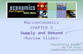 Macroeconomics CHAPTER 3 Supply and Demand PowerPoint® Slides by Can Erbil © 2004 Worth Publishers, all rights reserved.