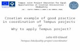 Tempus Joint Project Education for Equal Opportunities at Croatian Universities – EduQuality (Nr.: 158757-TEMPUS-1-2009-1-HR-TEMPUS-JPGR) Croatian example.