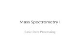 Mass Spectrometry I Basic Data Processing. Mass spectrometry A mass spectrometer measures molecular masses. The mass unit is called dalton, which is 1/12.