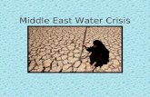 Middle East Water Crisis. What countries are made up of desert?