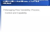 1 Chapter 9 Managing Flow Variability  Managing Flow Variability: Process Control and Capability Managing Business Process Flows: