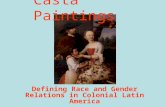 Casta Paintings Defining Race and Gender Relations in Colonial Latin America.