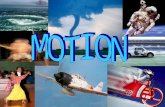 How do you know if something is in motion? Motion – changing position in space.