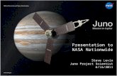 Presentation to NASA Nationwide Steve Levin Juno Project Scientist 6/16/2011.