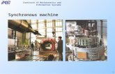 1 Institute of Mechatronics and Information Systems Synchronous machine.