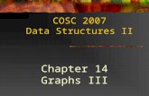COSC 2007 Data Structures II Chapter 14 Graphs III.