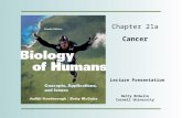 Copyright © 2012 Pearson Education, Inc. Chapter 21a Cancer Betty McGuire Cornell University Lecture Presentation.