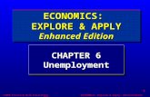© 2005 Prentice Hall Publishing ECONOMICS: Explore & Apply, Enhanced Edition Ayers/Collinge 1 CHAPTER 6 Unemployment.