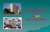 SHELTER IS NOT A NFI DISTRIBUTION. PAKISTAN URBAN SHELTER ISSUES.