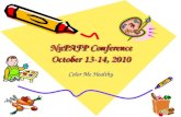 NuPAFP Conference October 13-14, 2010 Color Me Healthy.