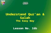 Understand Qur’an & Salah The Easy Way Lesson No. 16b  1.