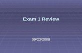Exam 1 Review 09/23/2008. Goal of the Firm Shareholder Wealth Maximization? this is the same as: a) Maximizing Firm Value b) Maximizing Stock Price.