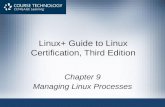 Linux+ Guide to Linux Certification, Third Edition Chapter 9 Managing Linux Processes.