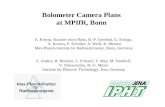 Bolometer Camera Plans at MPIfR, Bonn E. Kreysa, Kaustuv moni Basu, H.-P. Gemünd, G. Siringo, A. Kovacs, F. Schuller, A. Weiß, K. Menten Max-Planck-Institute.
